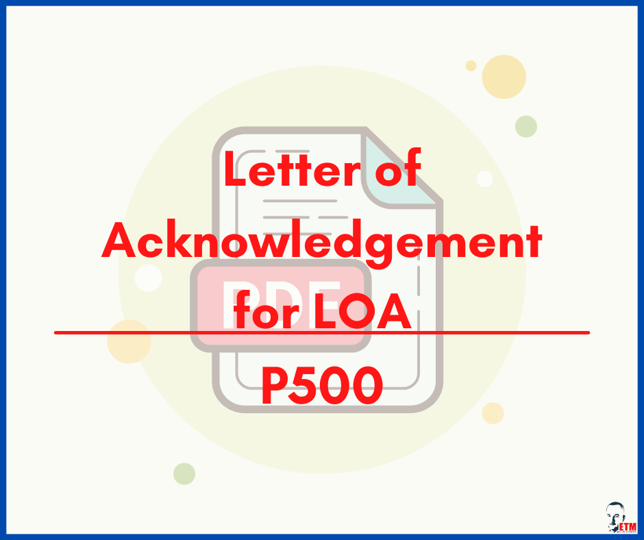 C1-Letter of Acknowledgement