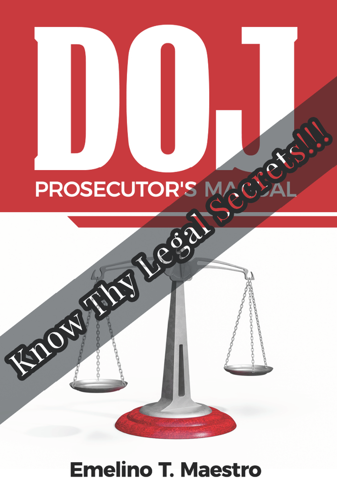 DOJ Manual for Prosecutors