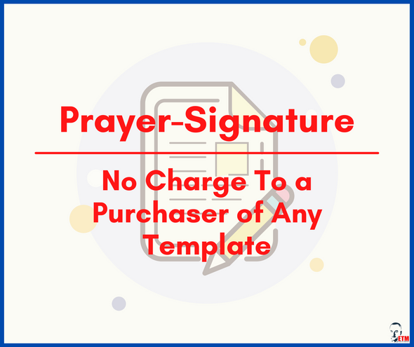 Prayer-Signature