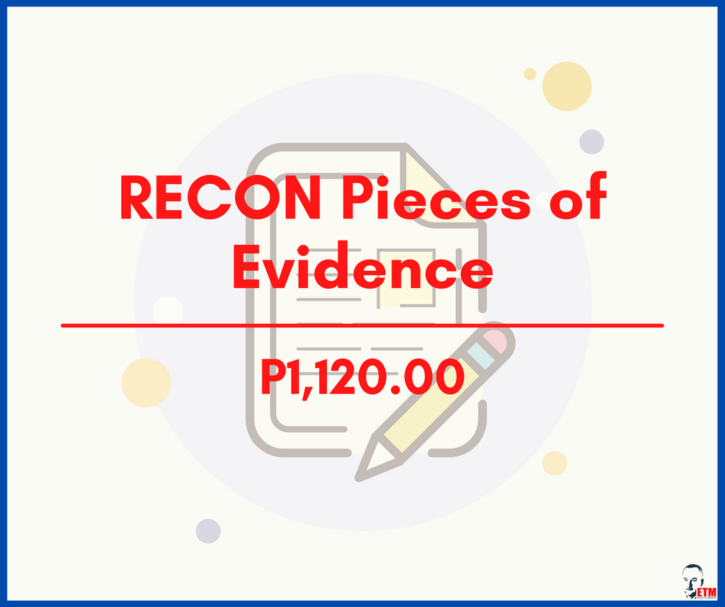Reconsideration Pieces of Evidence