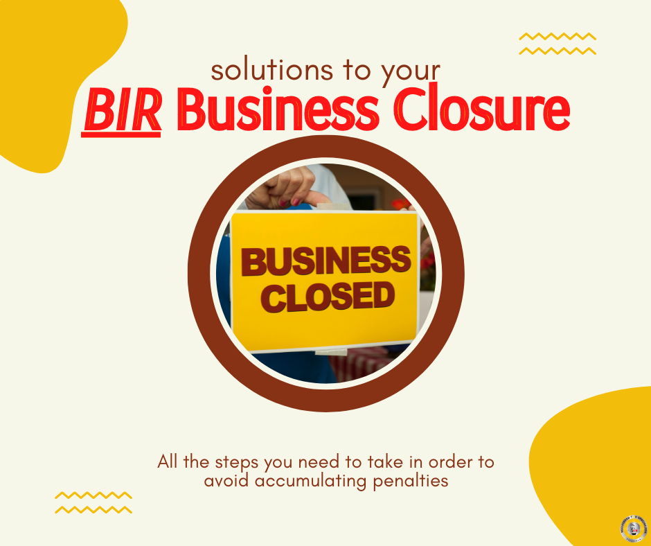 Solutions for BIR Business Closure